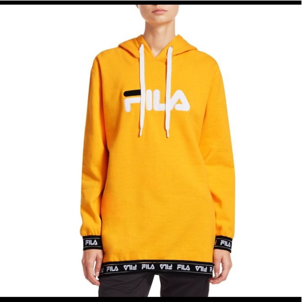 FILA Karena Logo Fleece Hoodie